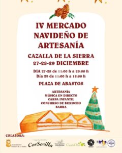 IV MERCADO NAVIDEÑO DE ARTESANÍA @ Plaza de Abastos | Cazalla de la Sierra | Andalucía | España